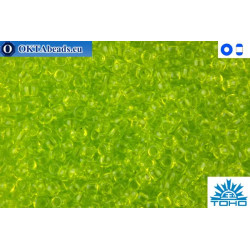 TOHO Beads Transparent Lime Green (4) 11/0
