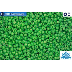 TOHO Beads Opaque-Rainbow Mint Green (407) 11/0