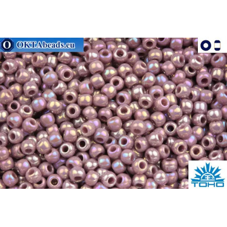 TOHO Beads Opaque-Rainbow Lavender (412) 11/0