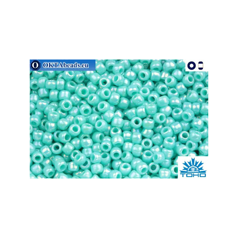 TOHO Beads Opaque-Rainbow Turquoise (413) 11/0