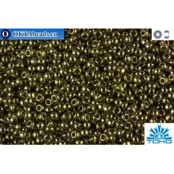 TOHO Beads Gold-Lustered Green Tea (457) 11/0
