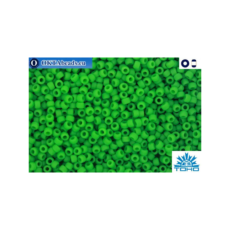 TOHO Beads Opaque-Frosted Mint Green (47F) 11/0
