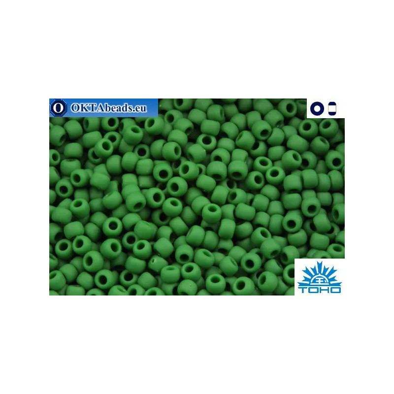 TOHO Beads Opaque-Frosted Pine Green (47HF) 11/0