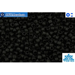 TOHO Beads Opaque-Frosted Jet (49F) 11/0