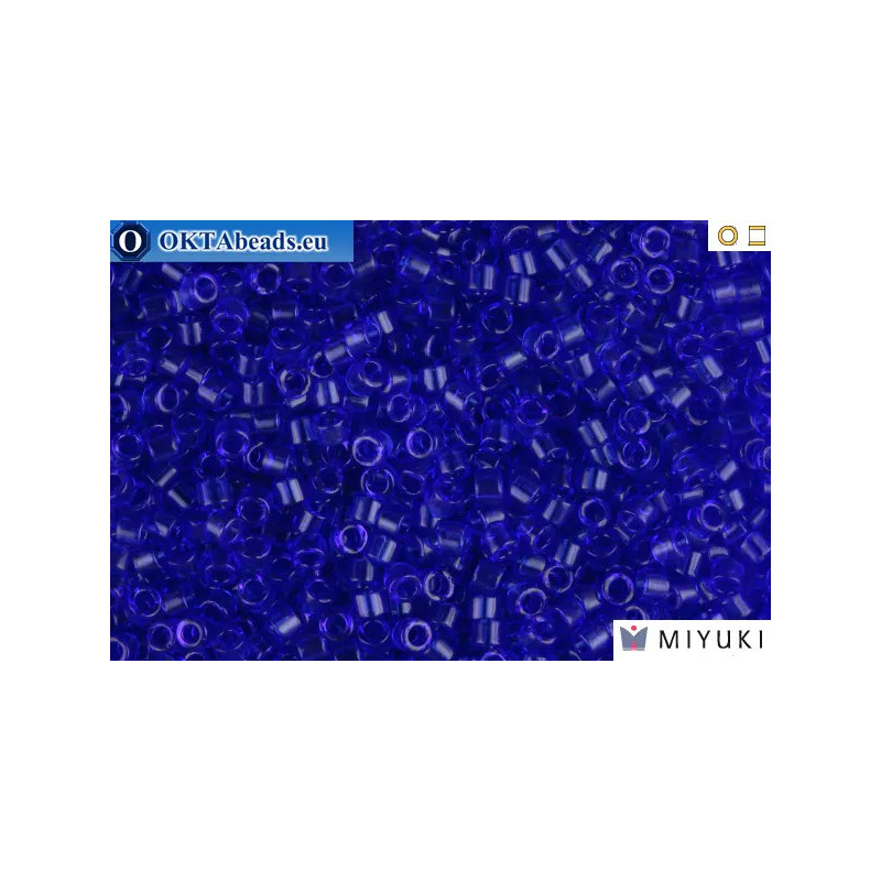 MIYUKI Beads Delica Transparent Sapphire 11/0 (DB707)