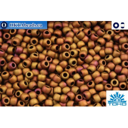 TOHO Beads Opaque-Pastel-Frosted Mudbrick (618) 11/0