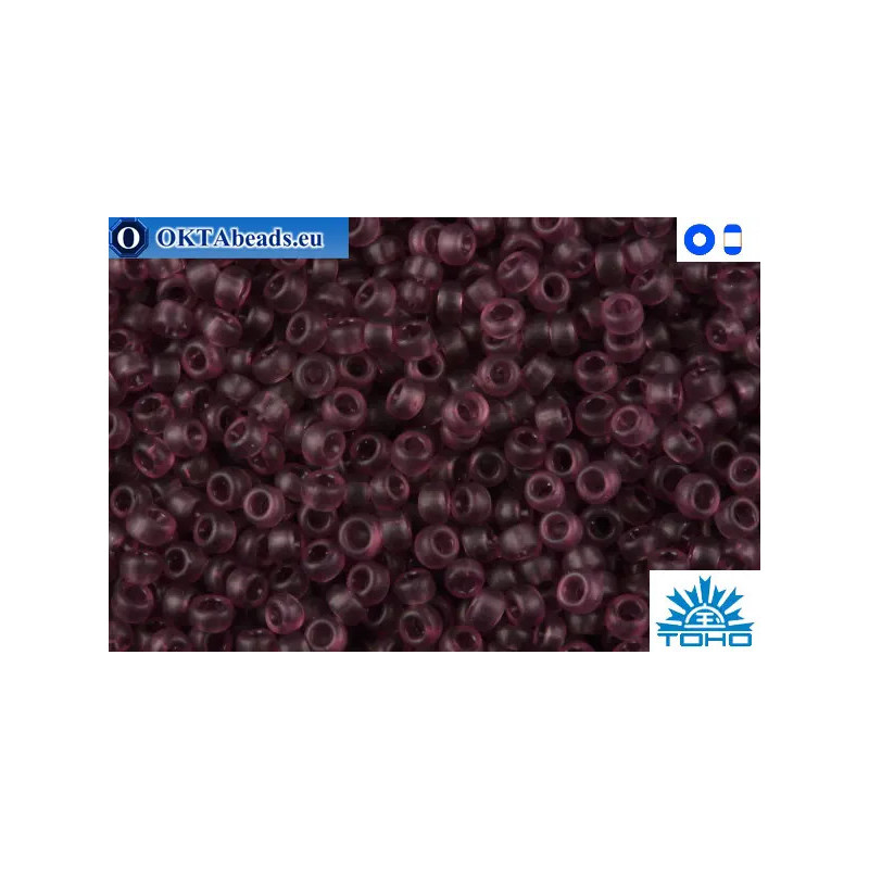 TOHO Beads Transparent-Frosted Med Amethyst (6BF) 11/0