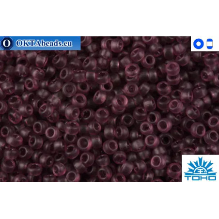 TOHO Beads Transparent-Frosted Med Amethyst (6BF) 11/0