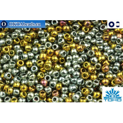 TOHO Beads Galvanized Blue Gold (721) 11/0