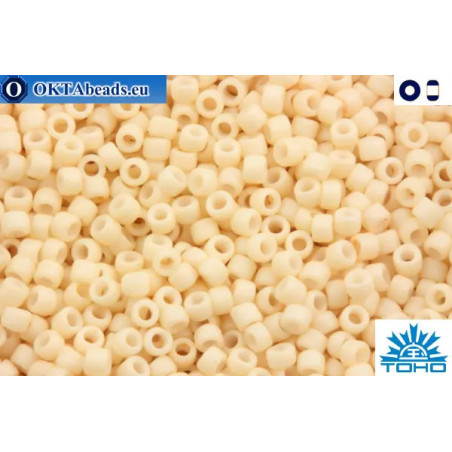 TOHO Beads Opaque-Pastel-Frosted Apricot (763) 11/0