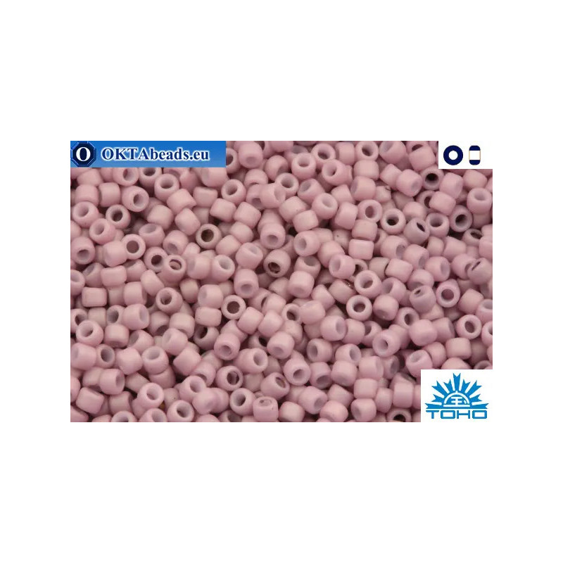 TOHO Beads Opaque-Pastel-Frosted Lt Lilac (766) 11/0
