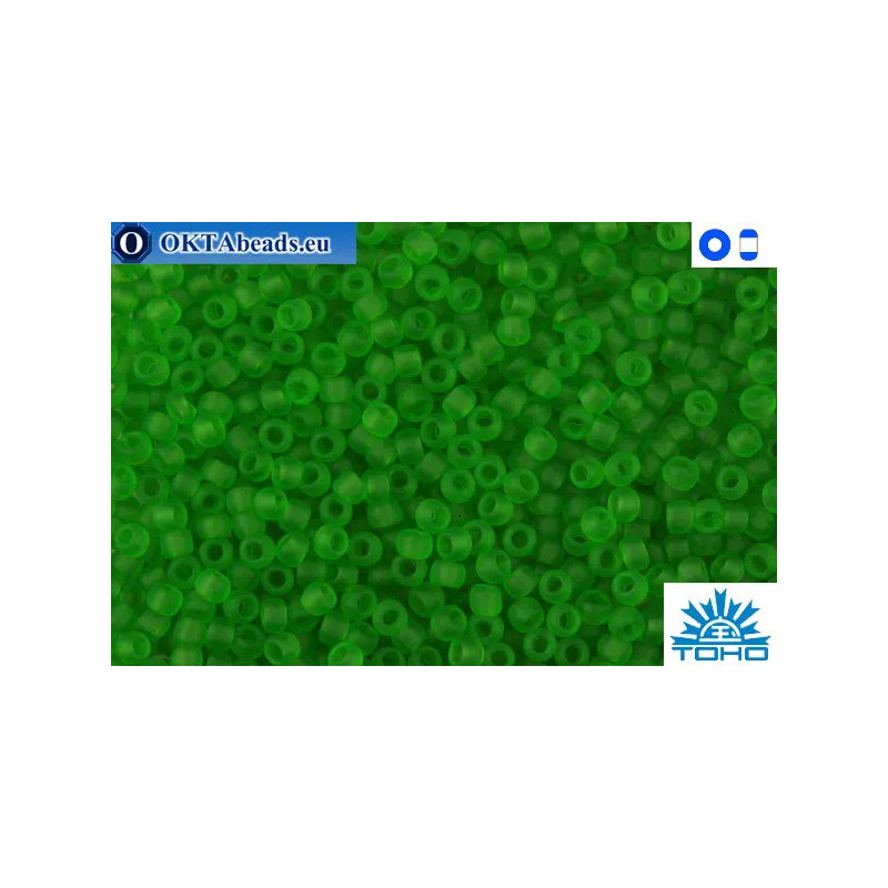 TOHO Beads Transparent-Frosted Peridot (7F) 11/0