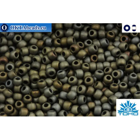 TOHO Beads Frosted Metallic Iris Brown (83F) 11/0