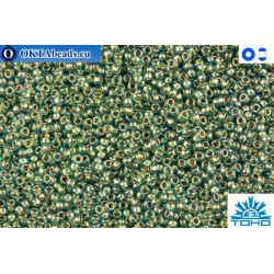 TOHO Beads Gold-Lined Aqua (990) 11/0