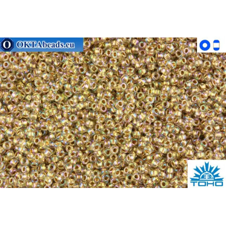TOHO Beads Gold-Lined Rainbow Crystal (994) 11/0