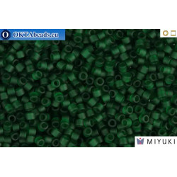 MIYUKI Beads Delica Matte Transparent Green Forest 11/0 (DB767)