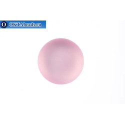 Lunasoft cabochon Light Rose 12mm