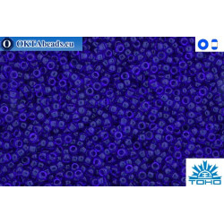 TOHO Beads Transparent Cobalt (8) 15/0