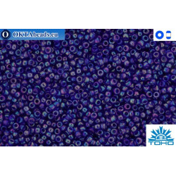 TOHO Beads Trans-Rainbow Cobalt (87) 15/0