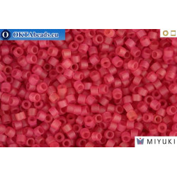 MIYUKI Beads Delica Matte Transparent Cranberry 11/0 (DB778)
