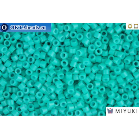 MIYUKI Beads Delica Matte Opaque Turquoise 11/0 (DB793)
