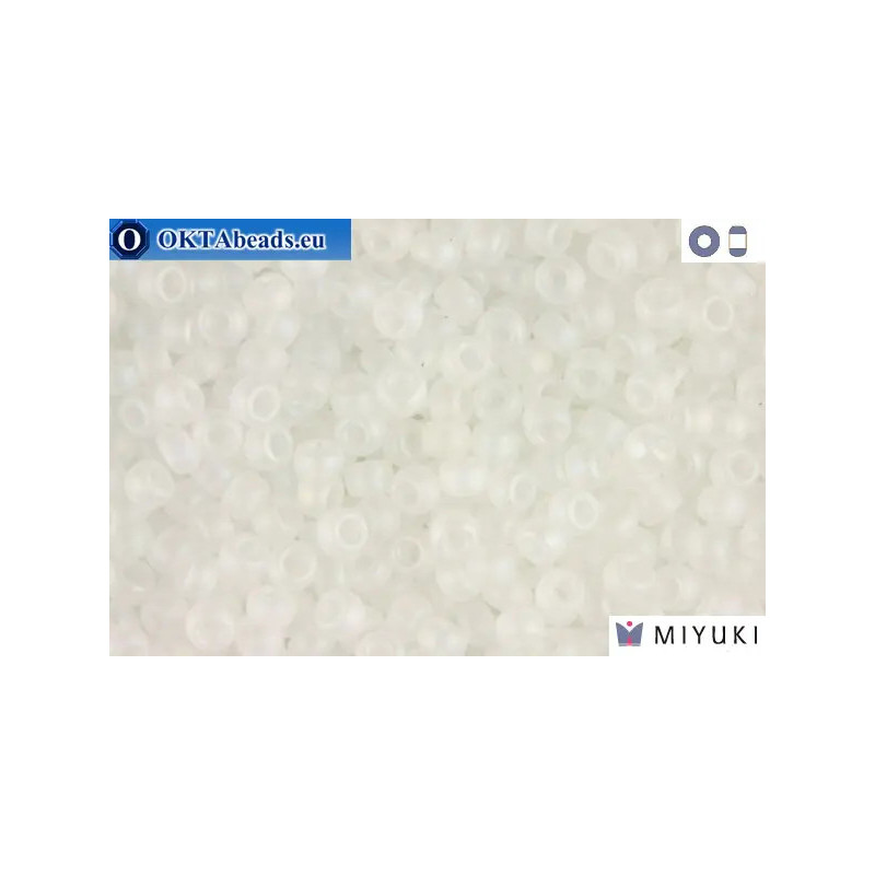 MIYUKI Beads Semi-Matte Crystal AB (131SFR) 11/0