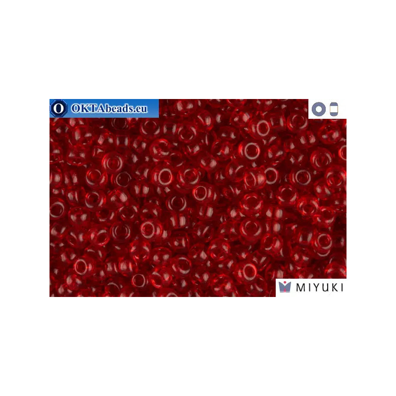 MIYUKI Beads Transparent Red (141) 11/0