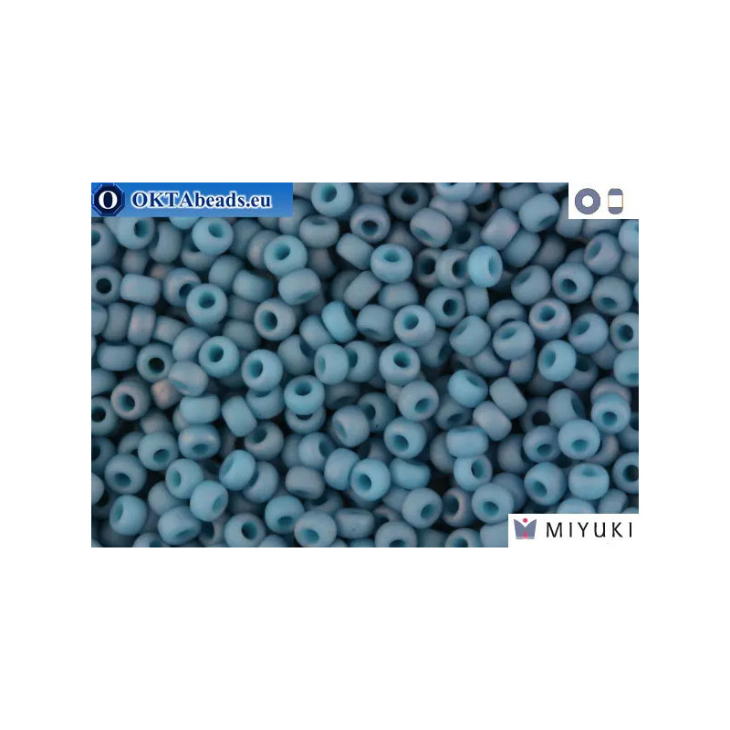 MIYUKI Beads Matte Slate Blue AB (2038) 11/0