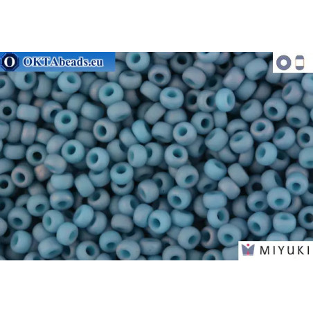 MIYUKI Beads Matte Slate Blue AB (2038) 11/0