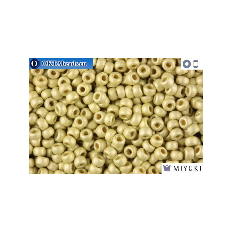 MIYUKI Beads Duracoat Galvanized Silver Matte (4201F) 11/0