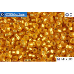 MIYUKI Beads Matte Silver Line Dark Gold (4F) 11/0