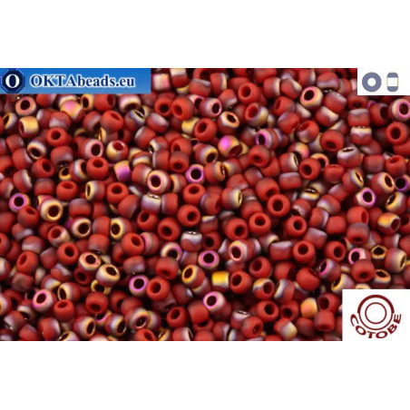 COTOBE Beads Brick-red and Sunset Mat (J051) 11/0