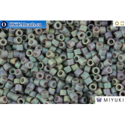 MIYUKI Delica Matte Metallic Blue Slate AB (DB1063) 11/0