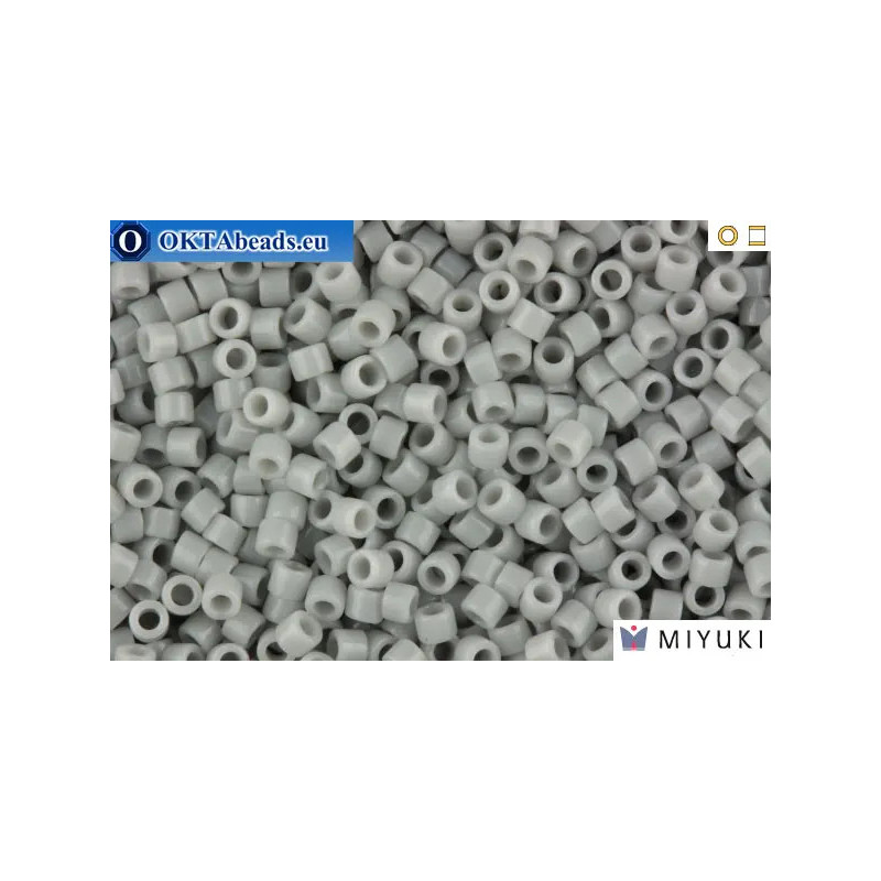 MIYUKI Delica Opaque Ghost Grey (DB1139) 11/0