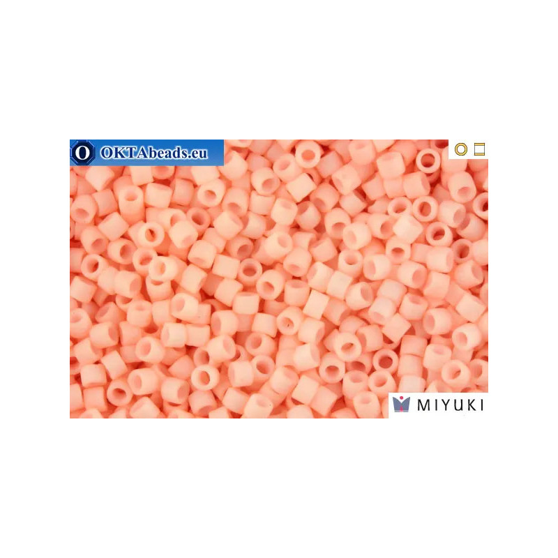 MIYUKI Delica Matte Opaque Light Salmon (DB1513) 11/0