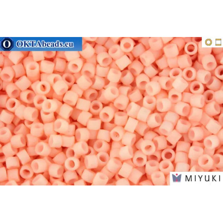 MIYUKI Delica Matte Opaque Light Salmon (DB1513) 11/0