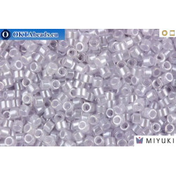 MIYUKI Delica Lined Crystal/Pale Lavender (DB241) 11/0