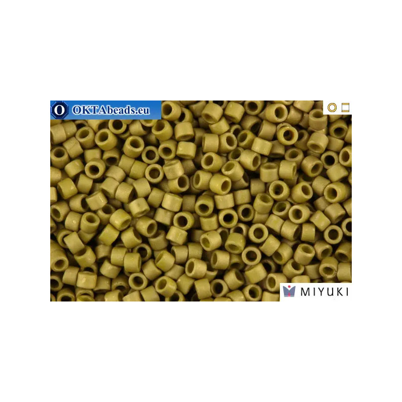 MIYUKI Delica Matt Metallic Olive Gold (DB371) 11/0