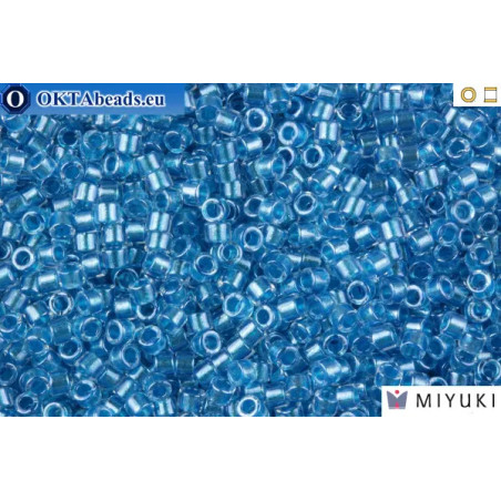 MIYUKI Beads Delica Sparkling Aqua Lined Crystal 11/0 (DB905)