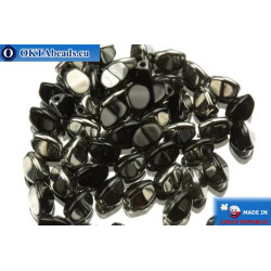 Czech buckwheat beads black hematite (23980/27401) 5mm