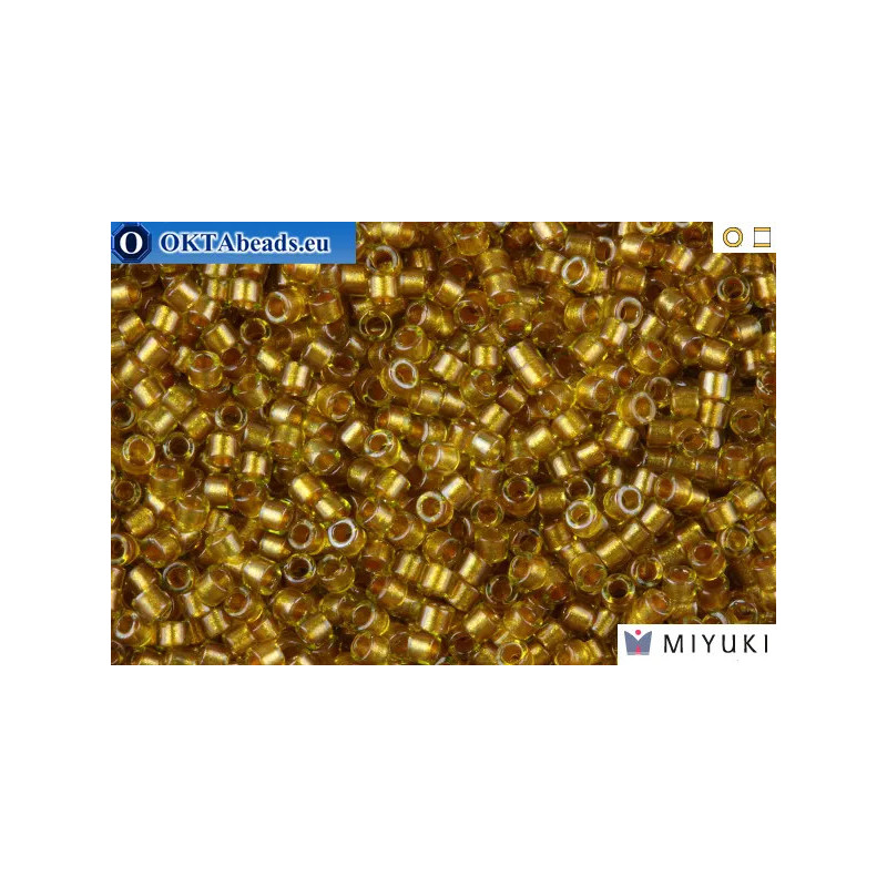 MIYUKI Beads Delica Sparkling Marigold Lined Chartreuse 11/0 (DB909)
