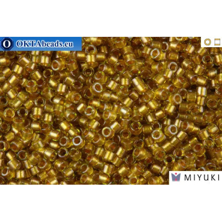 MIYUKI Beads Delica Sparkling Marigold Lined Chartreuse 11/0 (DB909)