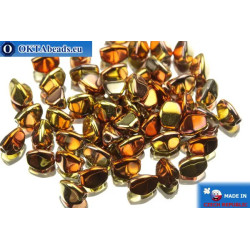Czech buckwheat beads iris (00030/98542) 5mm