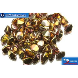 Czech buckwheat beads iris (00030/98544) 5mm