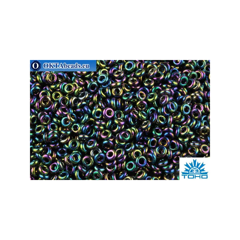 TOHO Beads Demi Round Metallic Rainbow Iris (86) 8/0