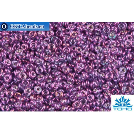 TOHO Beads Demi Round Gold-Lustered Dark Amethyst (205) 11/0