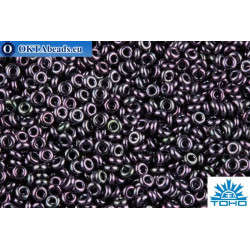 TOHO Beads Demi Round Metallic Amethyst Gun Metal (90) 11/0