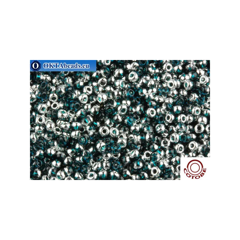 COTOBE Beads Emerald and Silver (J073) 11/0