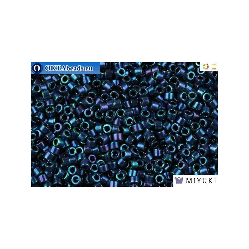 MIYUKI Beads Delica Metallic Purple Gold Iris 11/0 (DB1005)