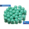 Mushroom czech beads turquoise (63130) 6x5mm